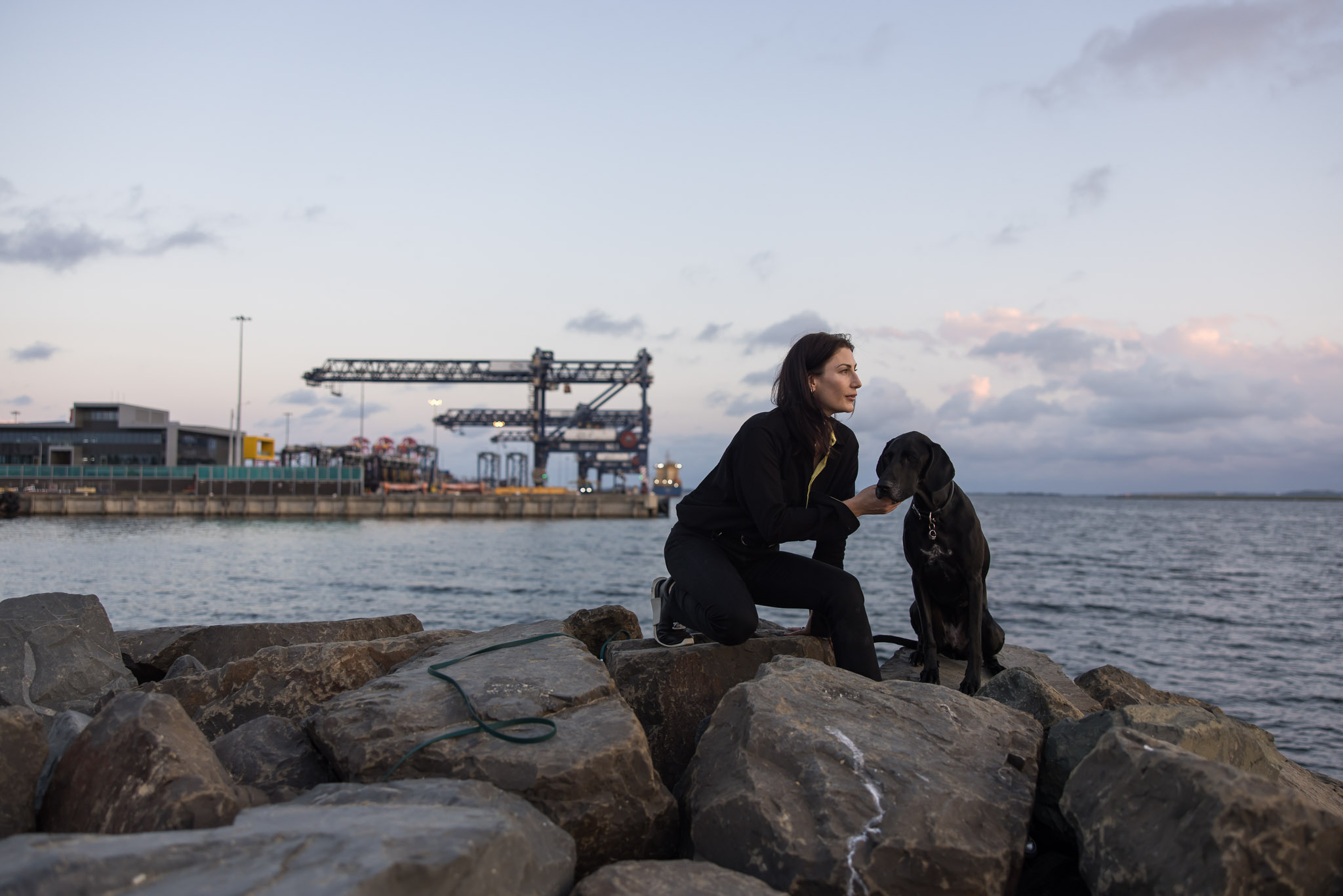 <p>Kusum Normoyle and Stella. Photo: Anna Kucera. </p>
