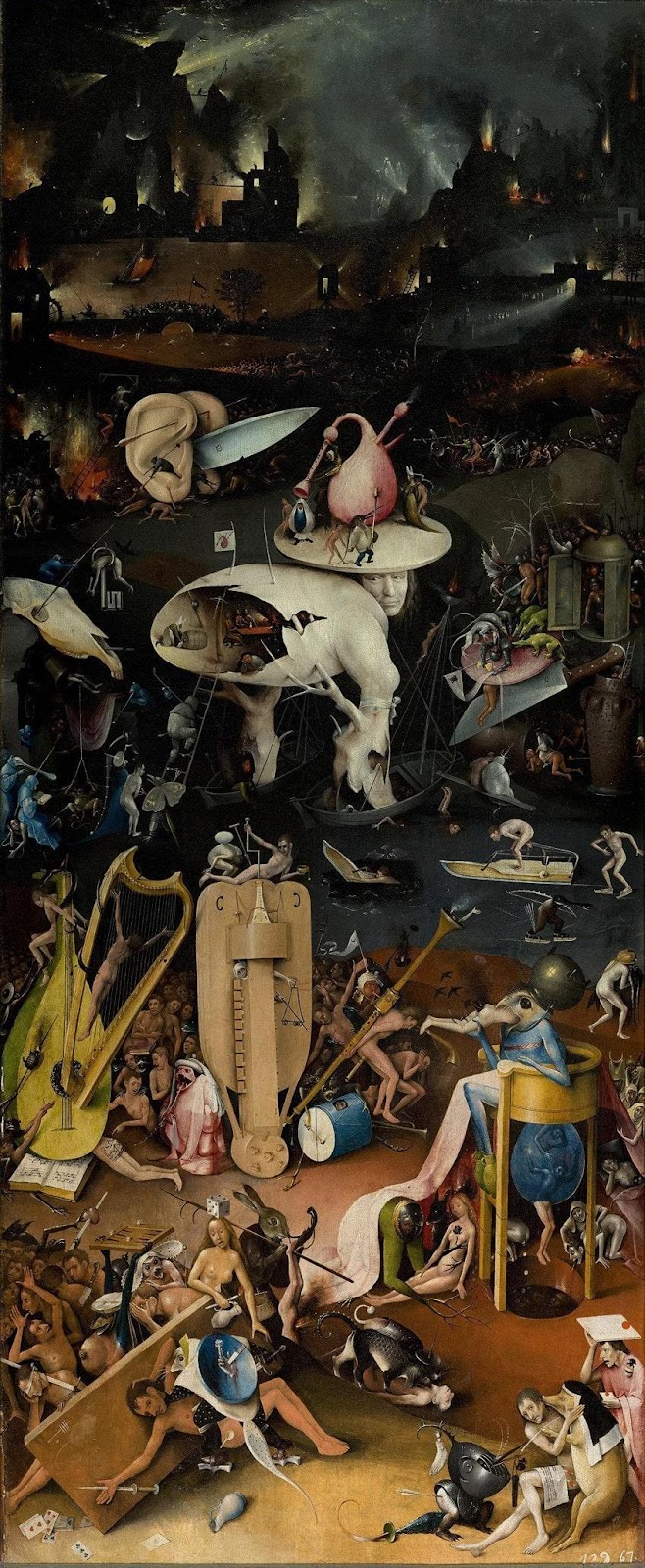 <p>Hieronymus Bosch, <em>The Garden of Earthly Delights</em> (1480-1505)</p>