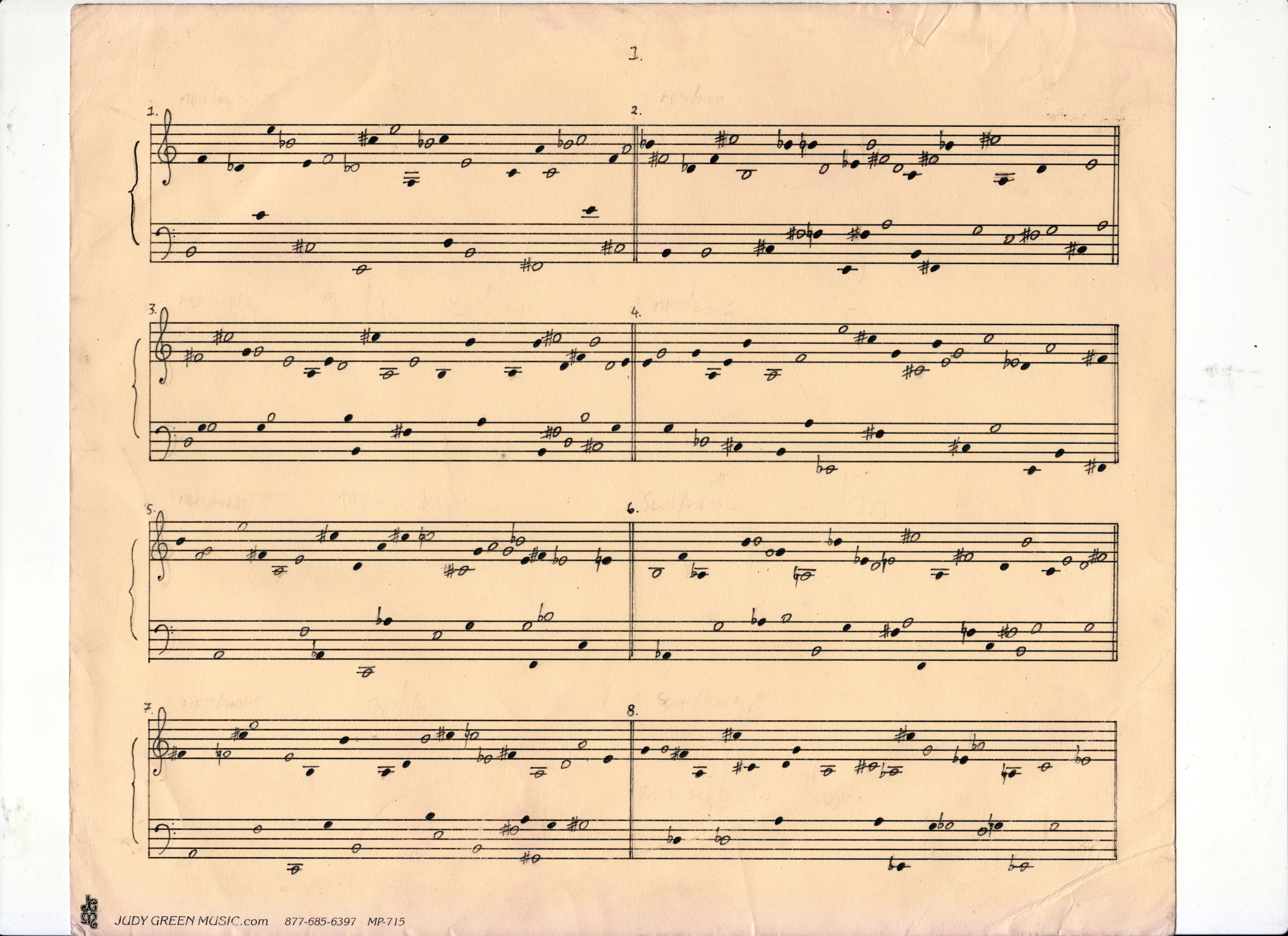 <p>Excerpt of 'See The Welter' (2016) score</p>