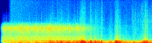 <p>Image: spectrogram of fire burning on Gadigal Country, <br>taken from a soundscape composed by Victoria Pham. </p>